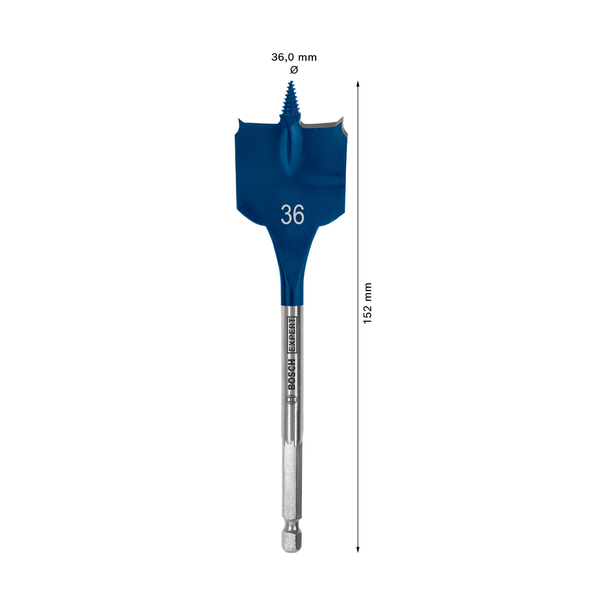 Bosch 2608902104 EXPERT Self Cut Speed Spade Bit 36 x 152mm (Replaces 2608900328)