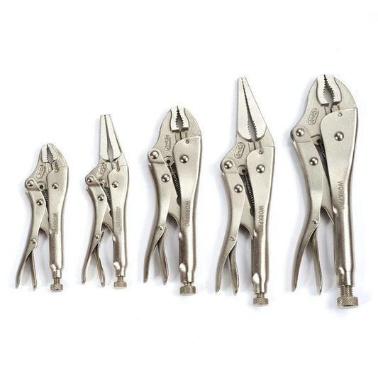 Workpro WP201002 CR-V Locking Pliers Set (5 Piece)