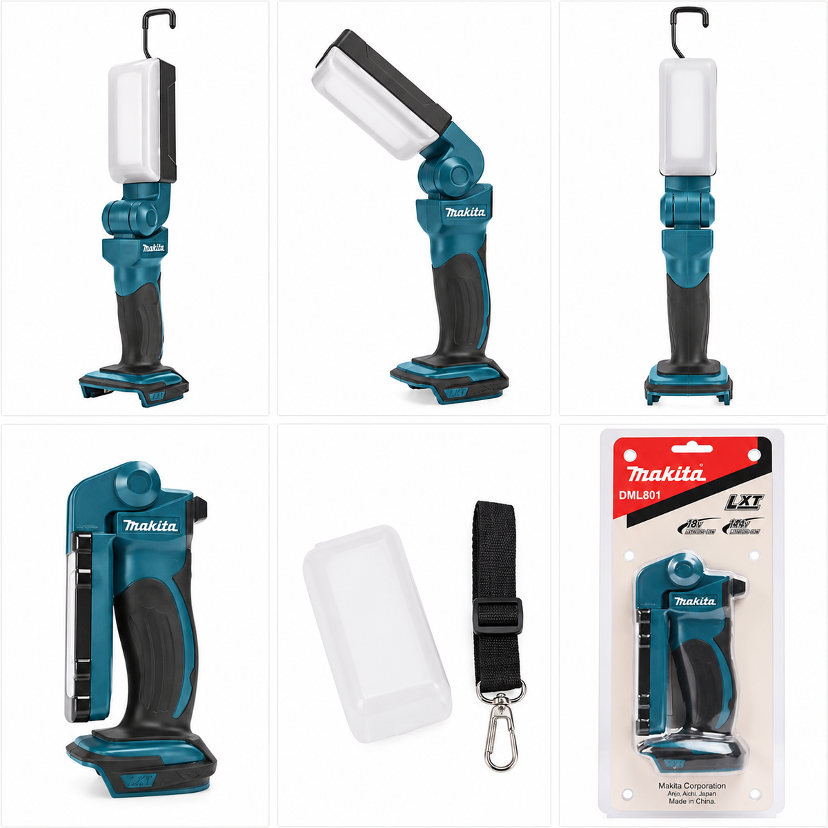 Makita DML801X 18V LXT Cordless LED Work Light Torch Lamp With Diffuser