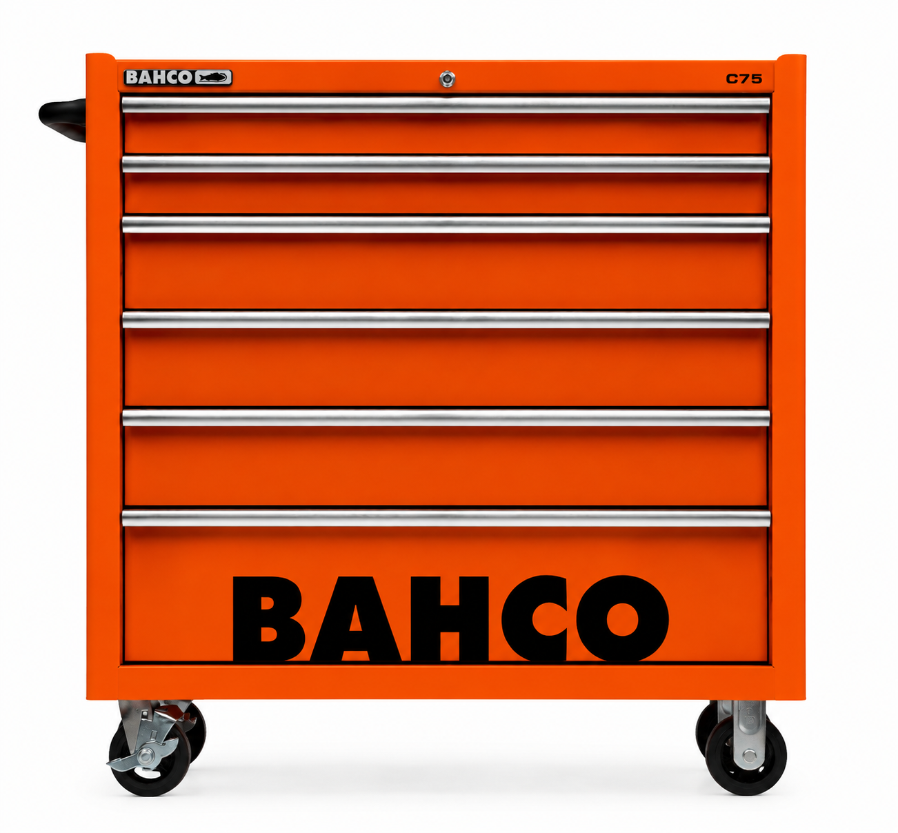 Bahco 40" Orange Tool Trolley Roll Cab 6 Drawer C75 Pro Workstation 1475KXL6