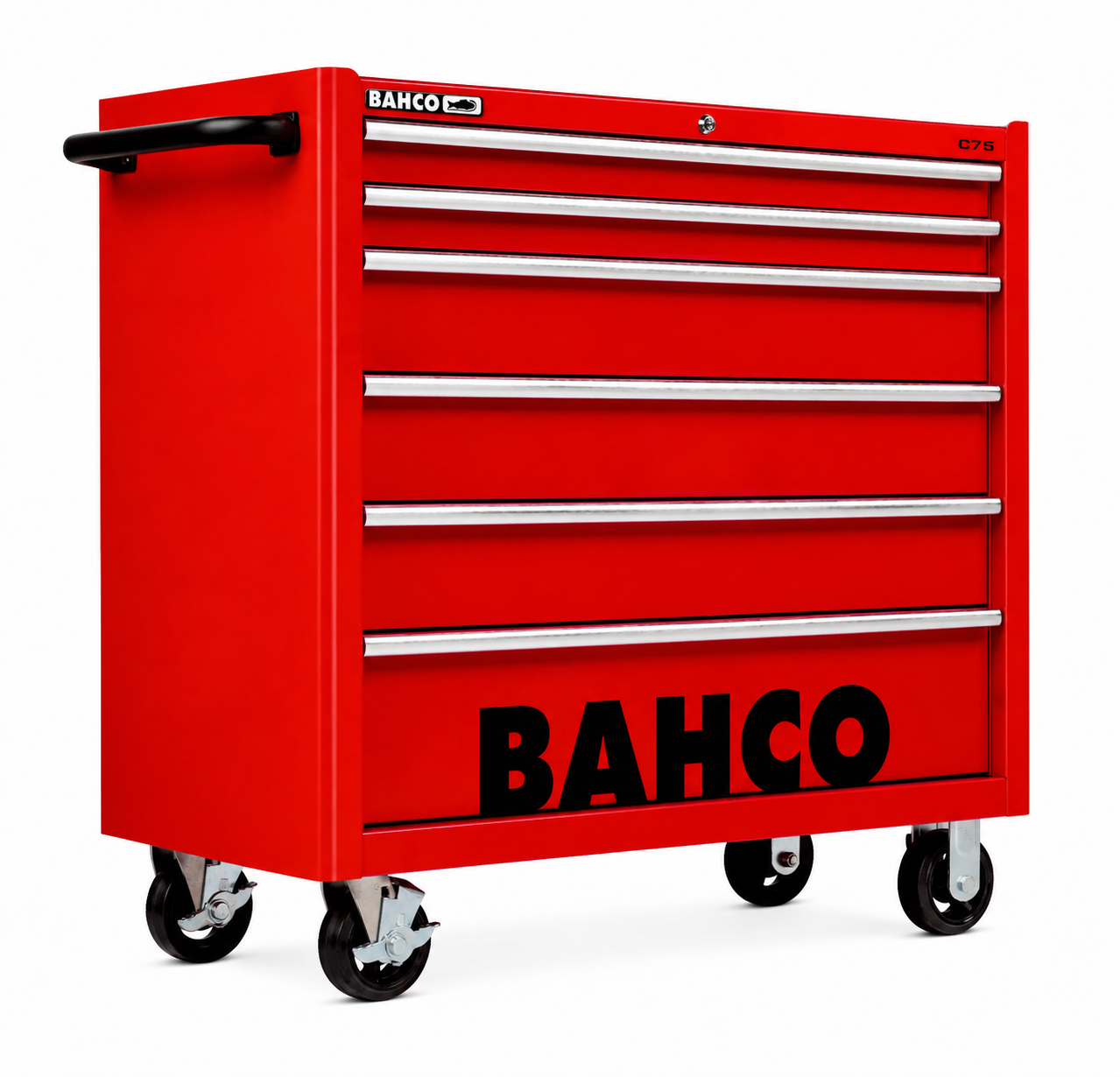 Bahco 40" Red Tool Trolley Roll Cab 6 Drawer C75 Pro Workstation 1475KXL6RED