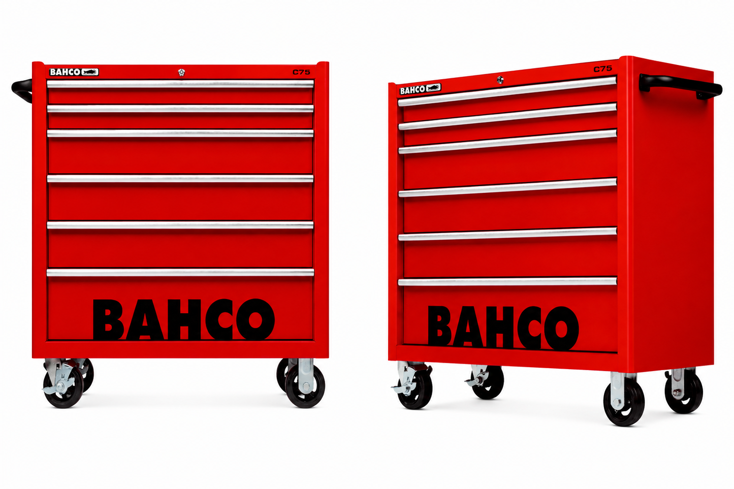 Bahco 40" Red Tool Trolley Roll Cab 6 Drawer C75 Pro Workstation 1475KXL6RED