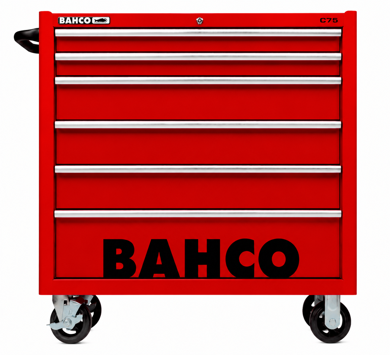 Bahco 40" Red Tool Trolley Roll Cab 6 Drawer C75 Pro Workstation 1475KXL6RED