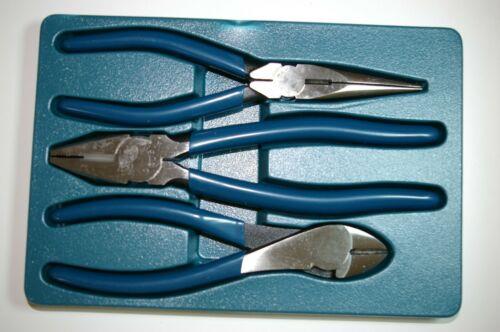 Plier Set 3pc Side Cuts Long Nose Pliers Combination Pliers From Signet S90903