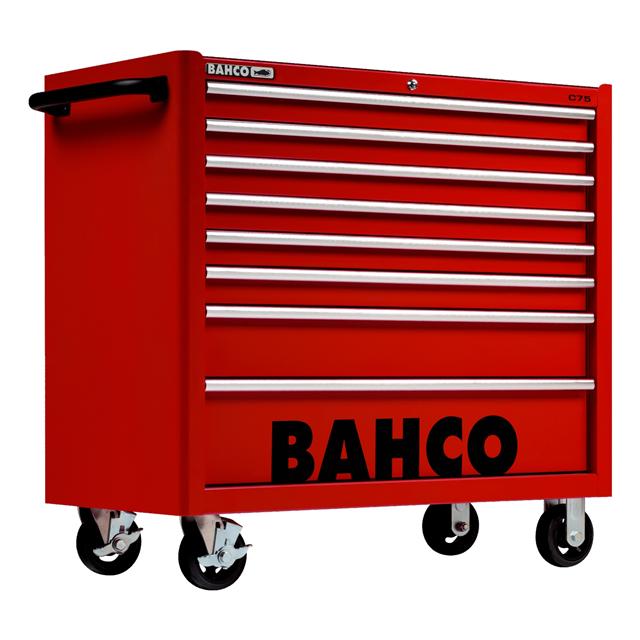 Bahco 40" Red Tool Trolley Roll Cab 8 Drawer C75 Pro Workstation 1475KXL8RED